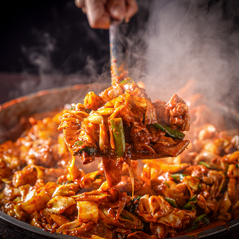 통나무집 철판닭갈비 800g