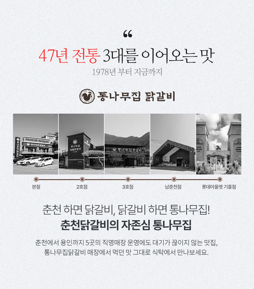 통나무집닭갈비 소개